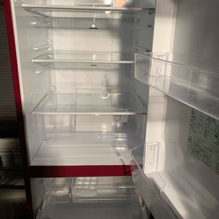 2ドア冷凍冷蔵庫 184L アクア AQR-18E(R) 2015年製 中古 右開き 一人暮らし用の画像