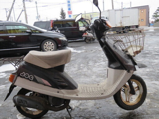 □ヤマハ ジョグ 2JV 50cc 8289km 原付 スクーター 部品取り レストアベース車 バイク 札幌発