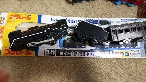 D51セット プラレール 駅、トンネル付き