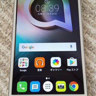 【取引終了】SIMフリースマートフォン Alcatel SHINE LITE ホワイトの画像