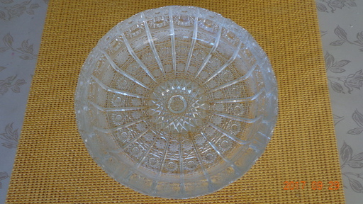 歴史に刻まれたボヘミア硝子灰皿（５００ＰＫ）