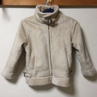 美品  MPSムートンジャケット サイズ130