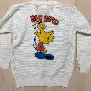 【USJで大活躍】セサミストリート ビックバード ニット セーター キャラクターの画像