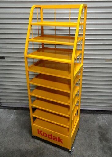 Kodak コダック スチール展示棚 陳列 収納 シェルフ