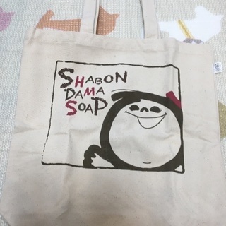 新品レアシャボン玉石けんシャボンちゃんトートバッグレディースメン...