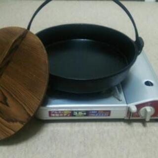すき焼き用  鉄鍋です。