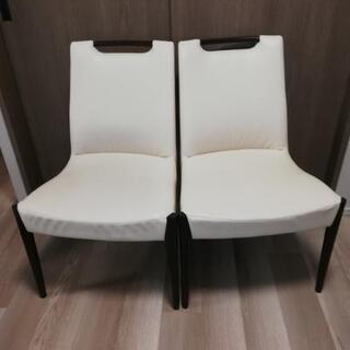 カリモク　ダイニングチェア2脚セットの画像