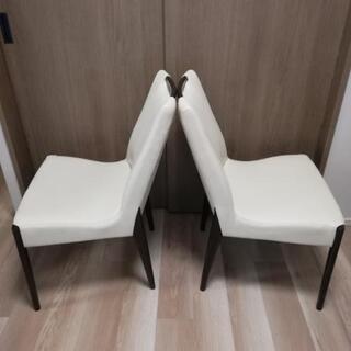 カリモク　ダイニングチェア2脚セットの画像