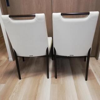 カリモク　ダイニングチェア2脚セットの画像