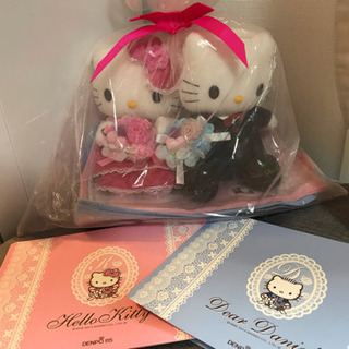 結婚式の電報ぬいぐるみ キティ&ダニエル