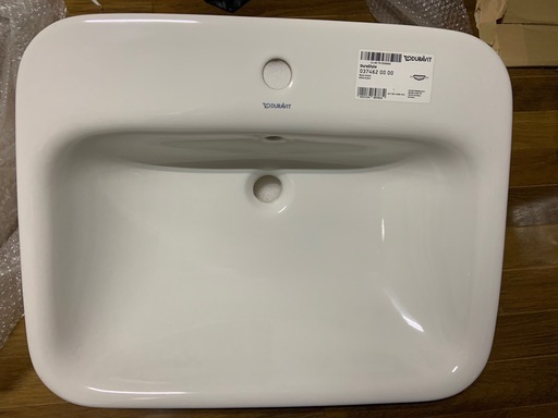 洗面ボウル　デュラビット　未使用　箱無なので中古とします