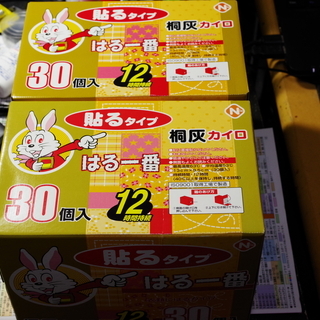 未開封　桐灰カイロ　貼るタイプ　はる一番　30個入×２箱