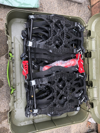 軽自動車　ゴム製　チェーン　カーメイト　簡単取付