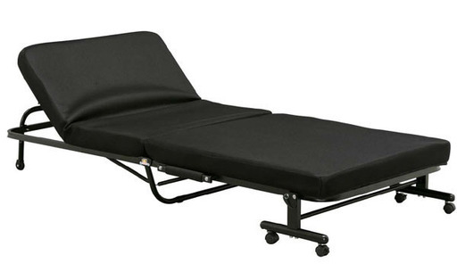 新品 アイリスオーヤマ 折りたたみベッド OTB-TR 黒 シングルサイズ