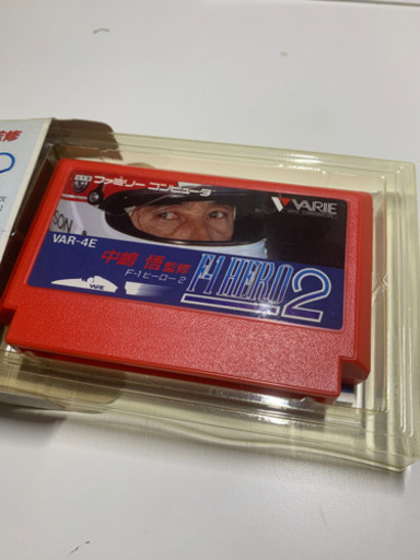 【任天堂初代ファミコン】ファミコンソフト　F-1ヒーロー2　中嶋悟監修