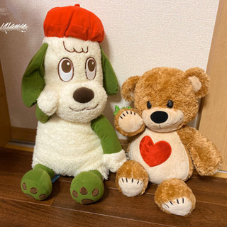 ワンワンとスージーズーのぬいぐるみセット