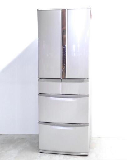 配達可 日立 真空チルドSL 6ドア冷蔵庫 441L R-SF440CM 2013年製