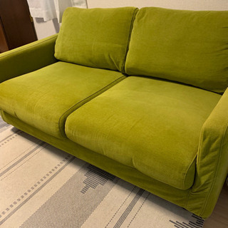【値下げ&急募】無印良品2人掛けソファ【美品】