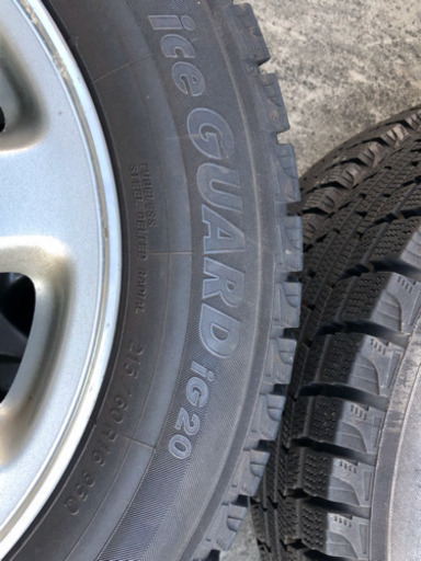 トヨタ純正アルミホイール付き　スタッドレスタイヤ