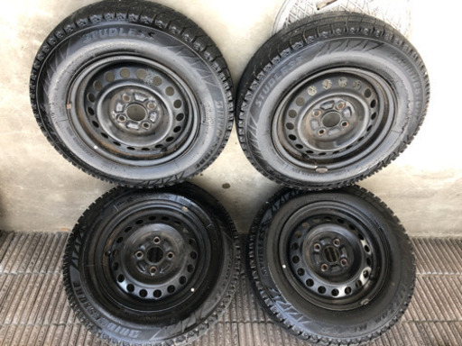 155/80R13 BLIZZAK REVO2  13×5J  バリ山