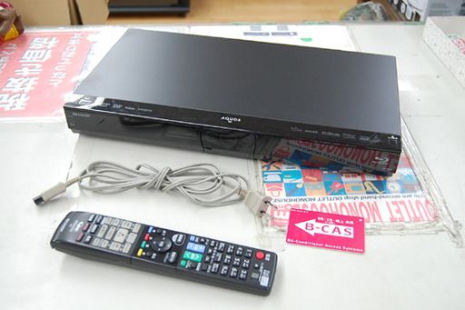 SHARP ブルーレイディスクレコーダー BD-W515 2チューナー Blu-ray・HDD 再生 録画動作確認済み シャープ AQUOS/アクオス  ☆ PayPay(ペイペイ)決済可能 ☆ 札幌市 清田区 平岡