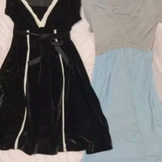 ロングワンピース別珍ベルベット冬服夏服初マタ産前産後授乳期