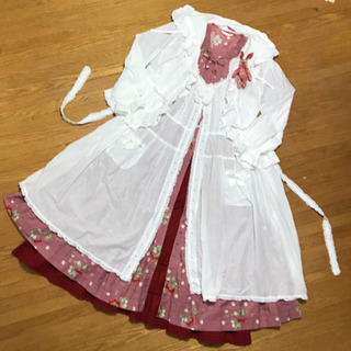 PINK HOUSE   いちごとお花のワンピース