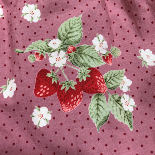 PINK HOUSE   いちごとお花のワンピース