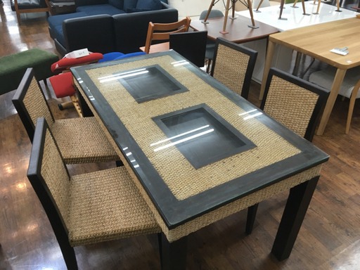 アジアンダイニング5点セット