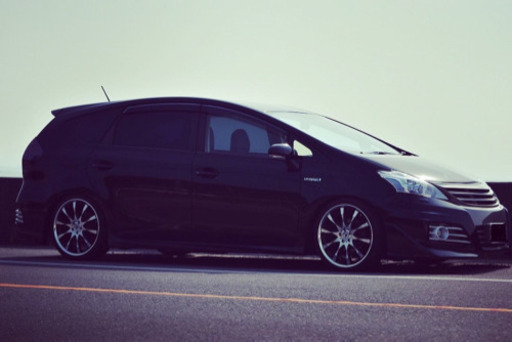 プリウスα アフェクション　エアロセット　LEDライト