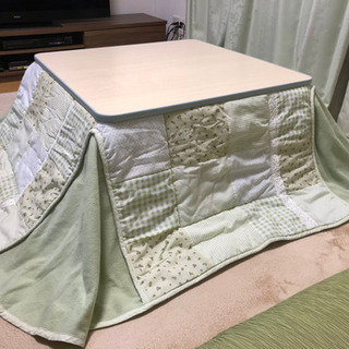 【交渉中】カジュアルこたつ　75cm×75cmの画像