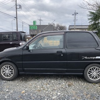 希少車　分割払い応談　ﾐﾗ　TR-XX　アヴァンツァートR　H7年式　MT　黒　車検付　試乗可　11万キロ台の画像