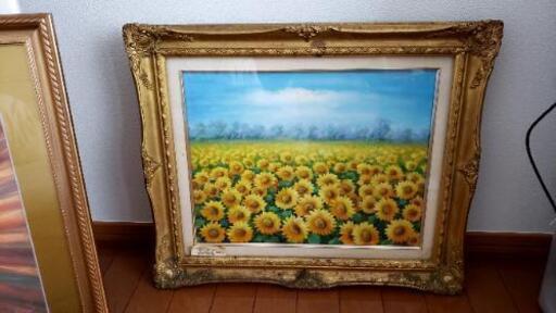 絵画 ひまわり