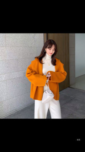 洋服工場直販新品コートオレンジ
