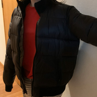 GAP サイズMブラックダウンジャケット　使用頻度少なめ