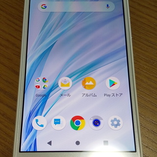 【取引終了】SIMフリースマホ AQUOS sense lite SH-M05 ホワイトの画像