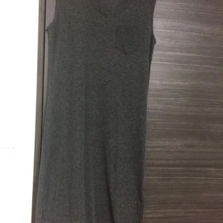 One＊way  チェックシャツ＆ロングニットワンピ セット 
