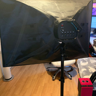 【値下】撮影用ライト、動画配信等　オークション商品撮影　スタジオライト　撮影用ランプ5個内蔵　2台ありの画像