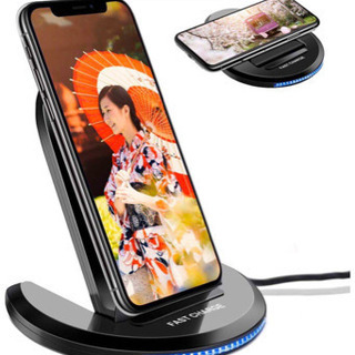 ワイヤレス充電器 ELEGIANT 折りたたみ 急速 10W/7...