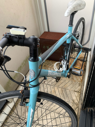 出品停止中　Bianchi ROMA 空気入れ付き！  