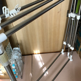 [ジャンク 品] 室内干し　スチール　物干し