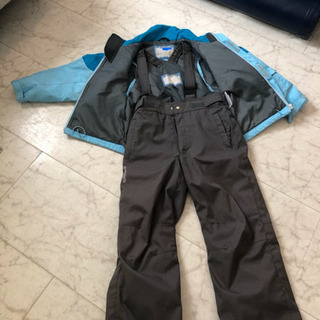 DESCENTEスキーウェア130とLLBeanフリース