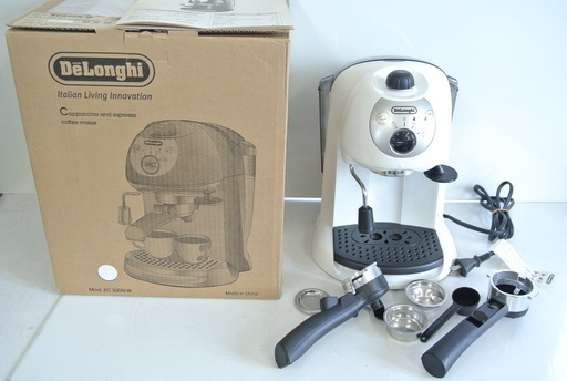 未使用 DeLonghi デロンギ エスプレッソ・カプチーノ メーカー Mod.EC200N-Ｗ ホワイト 家庭用　マシーン マシン