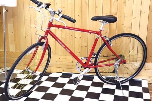 販売終了　　  a.n.design works SPORTIVO エーエヌデザインワークス スポルティーボ レッド 6速 クロスバイク