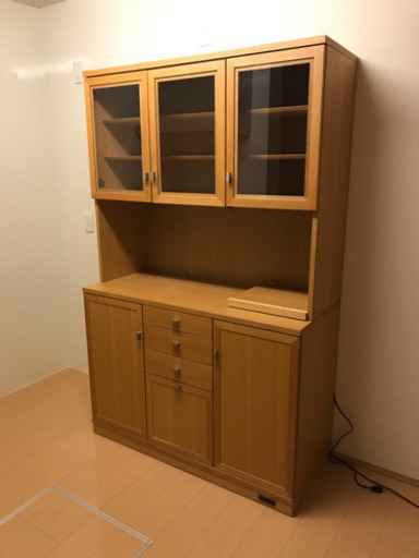 国産木材★国内製造★食器戸棚★カップボード★エレール