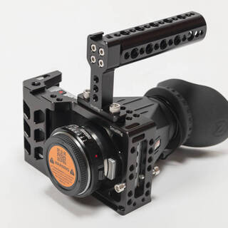 Blackmagic Design Pocket Cinema Camera(BMPCC) 専用SpeedBooster(ニコンG) z-finder 専用Cage付き