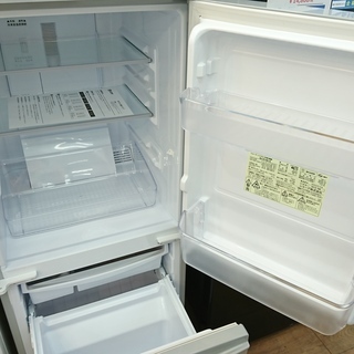 【家電1年保証対象品】　2018年製　SHARP〈シャープ〉2ドア冷蔵庫　内容積 137L冷凍46L　[トレファク八王子めじろ台店] の画像