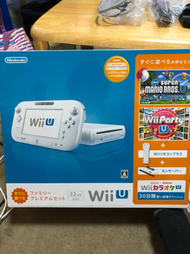 Wii Uファミリープレミアムセット ソフト3本 コントローラー多数