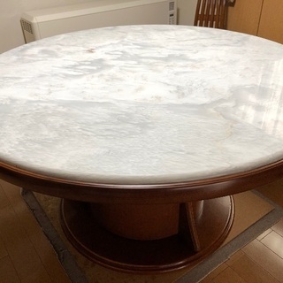 大理石 丸テーブル