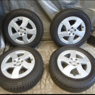 30 プリウス純正ホイール付 185/65R15 BS BLIZZAK VRX 4本！